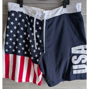 USA Flag Board Shorts American Swimming Trunks - XXL-TTG